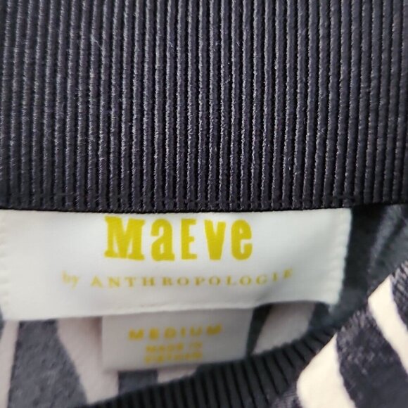 ANTHRO | MAEVE Satin Skirt Zebra Print Hi-lo Sz Medium - Picture 4 of 6